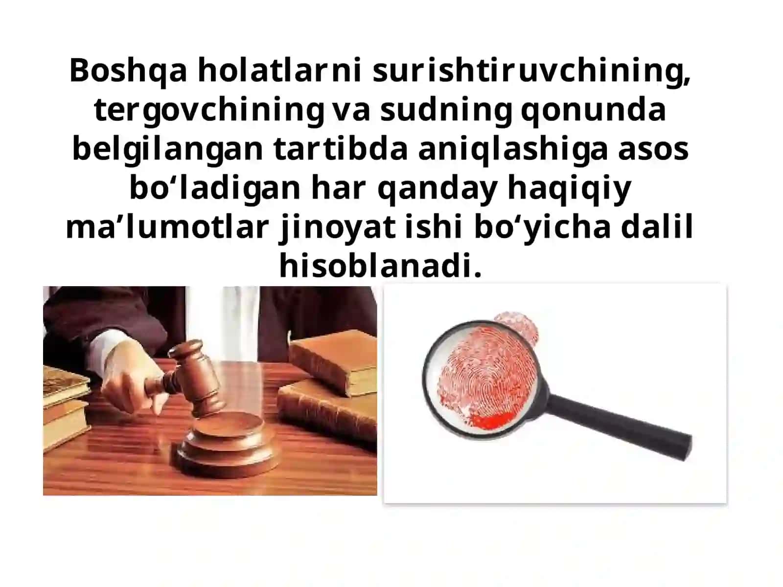 Jinoyat protsessual qonunchilikda aniqlanishi lozim bo‘lgan holatlar 3