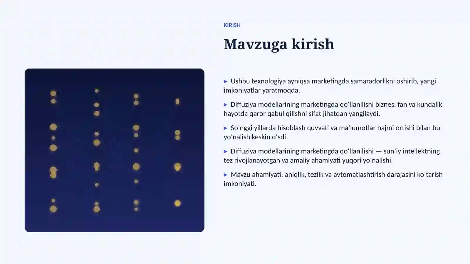 Diffuziya modellarining marketingda qoʻllanilishi 3