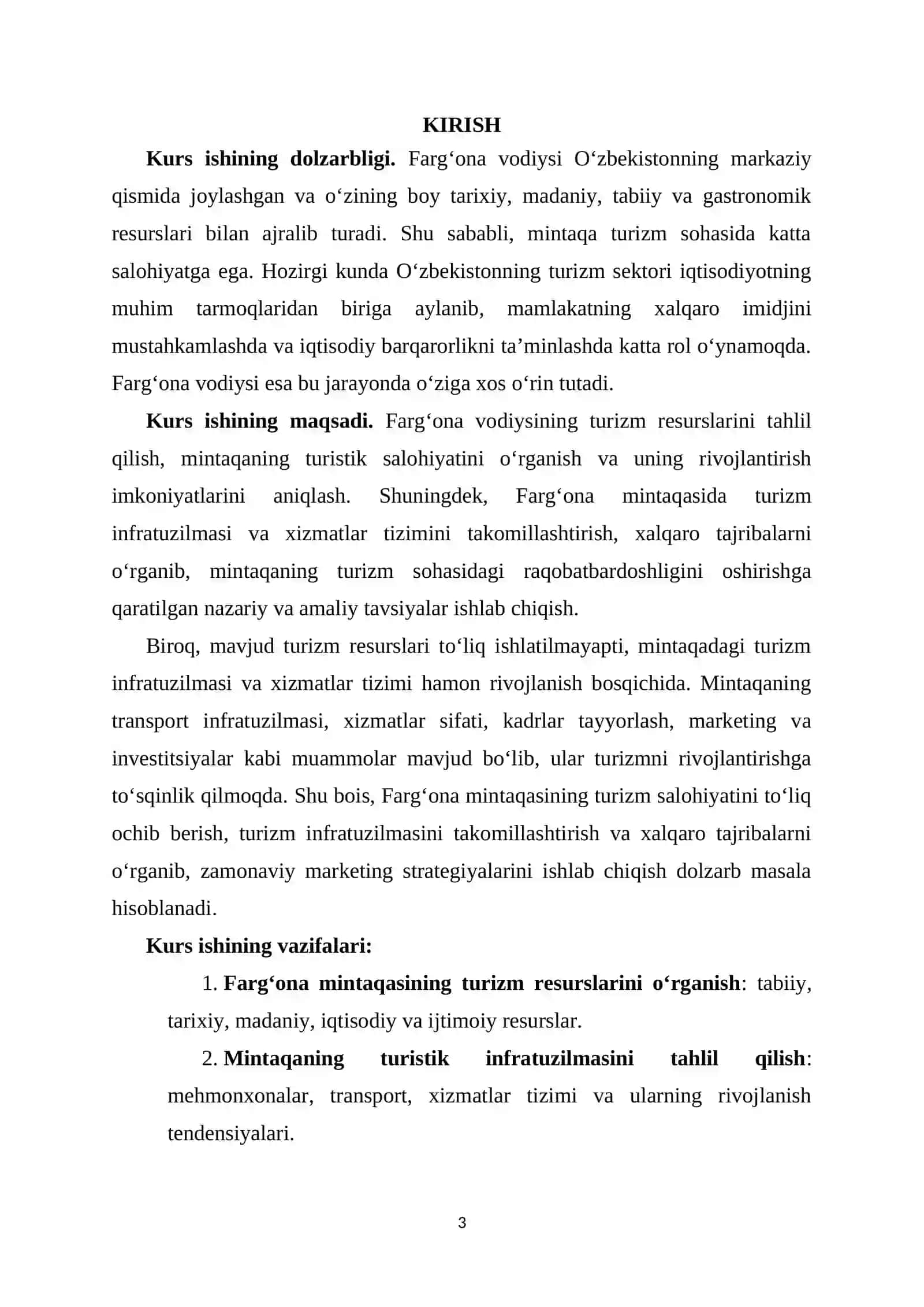 Mintaqaviy Turizm Resurslari 3