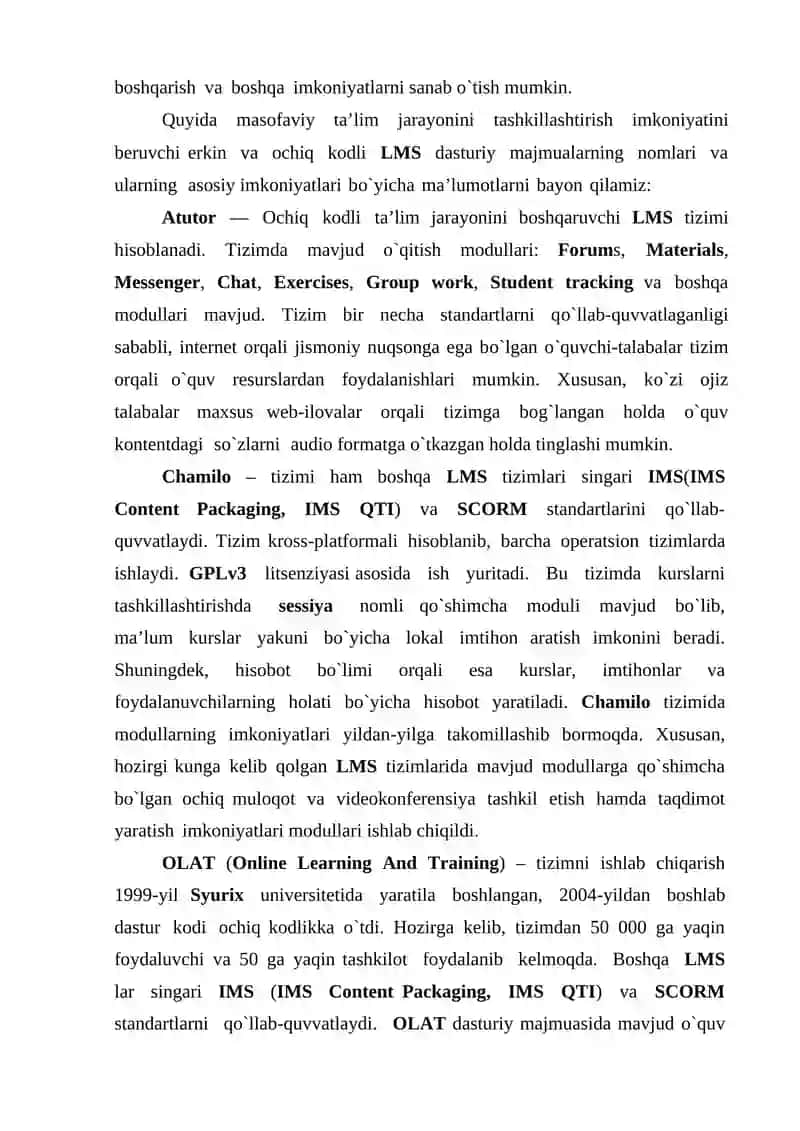 LMS MOODLE TIZIMI 3