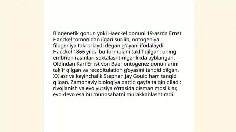 Biogenetik qonun va psixik rivojlanish 3