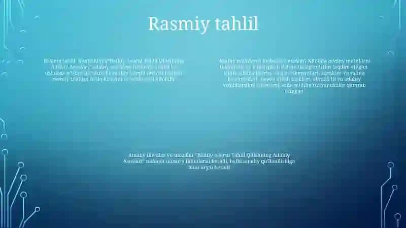 Badiiy Asarni Tahlil Qilishning Adabiy Asoslari 3