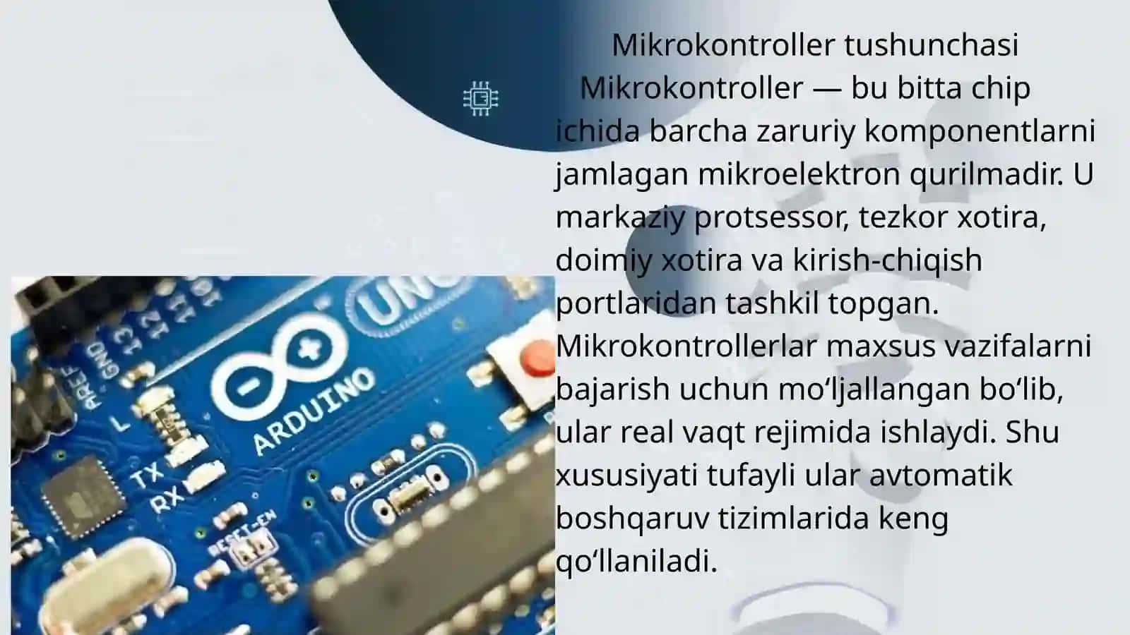 Mikrokontrollerlarni o‘rganish 3