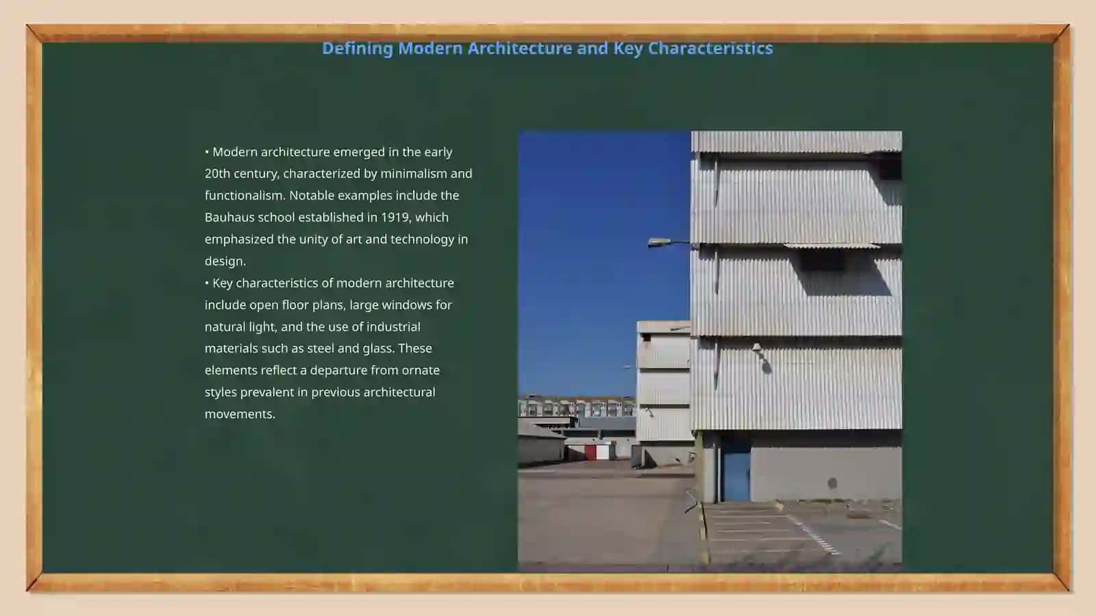 Modern vs Traditional architecture. Ingilis tilidan 3