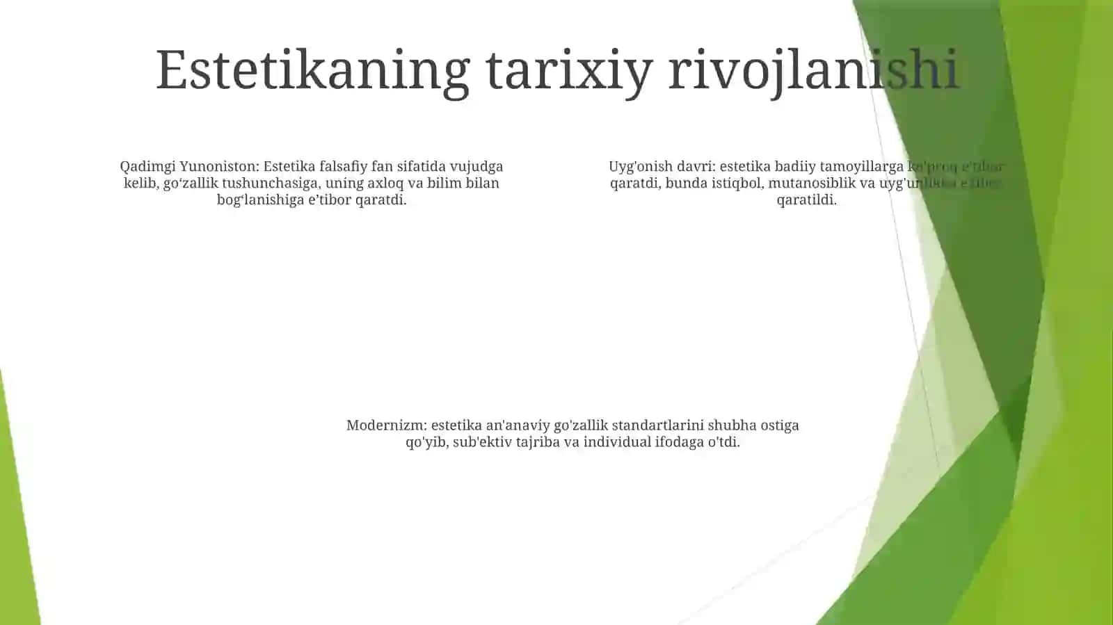 Estetika Fani Maqsad Va Vazifalari 3