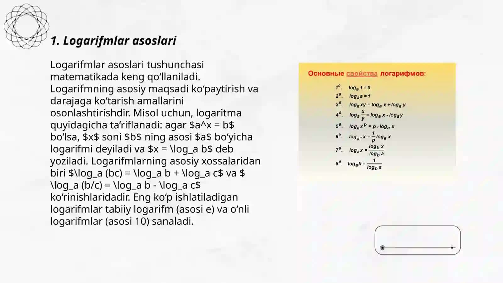 Logarifm 3