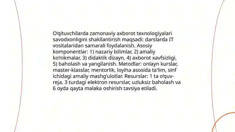 O‘qituvchilarda zamonaviy axborot texnologiyalari 3