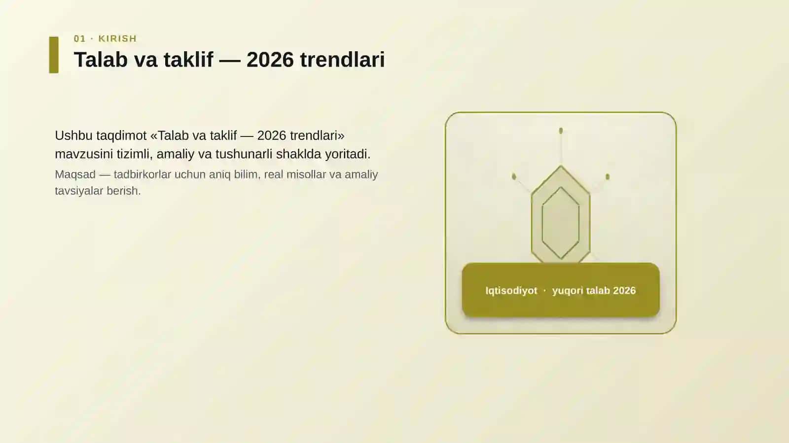 Talab va taklif — 2026 trendlari 3