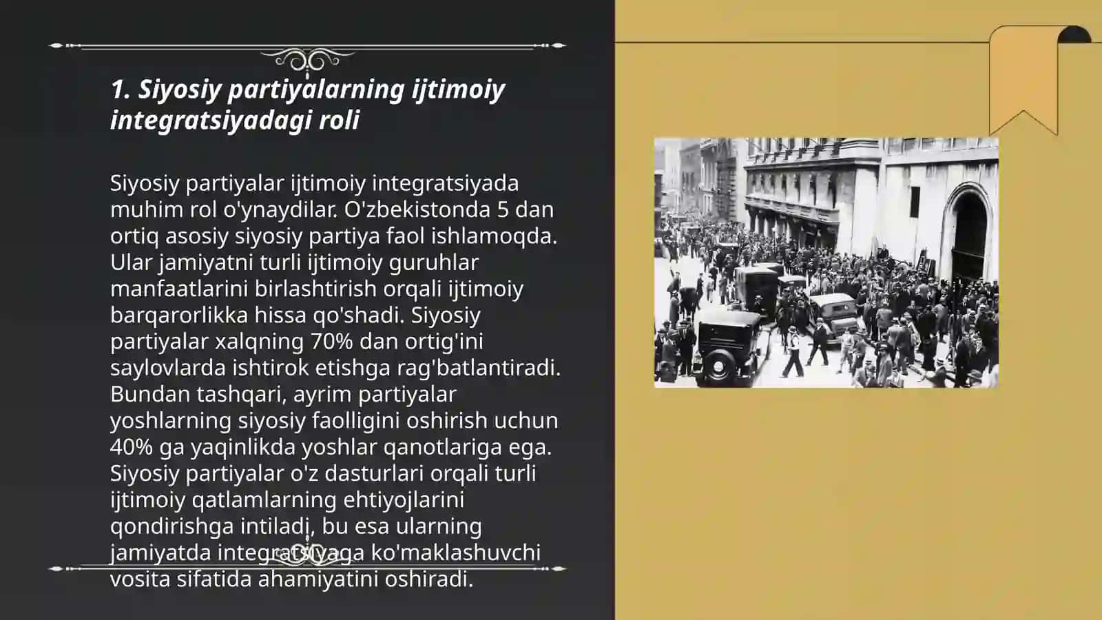 Siyosiy Partiyalarni Jamiatdagi O'rni 3