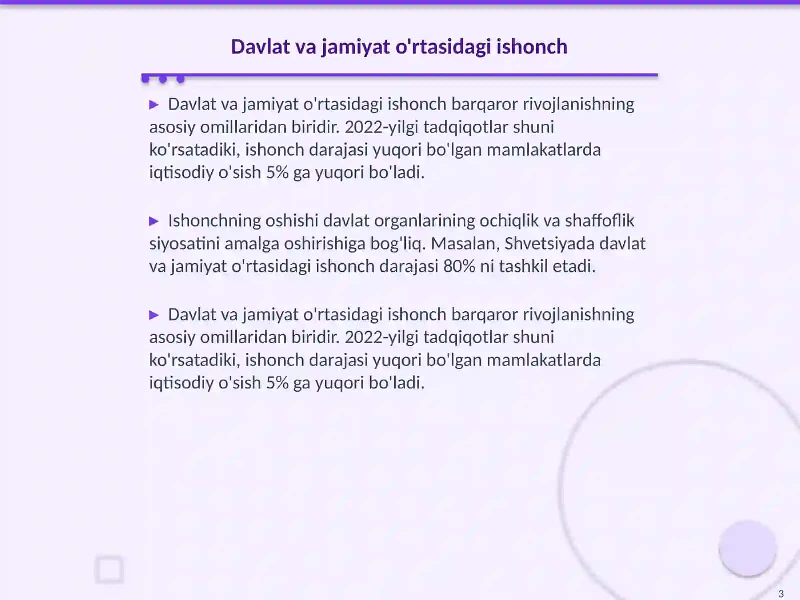 Ochiqlik va shaffoflikni ta'minlashda davlat o'rganlarining ro'li 3