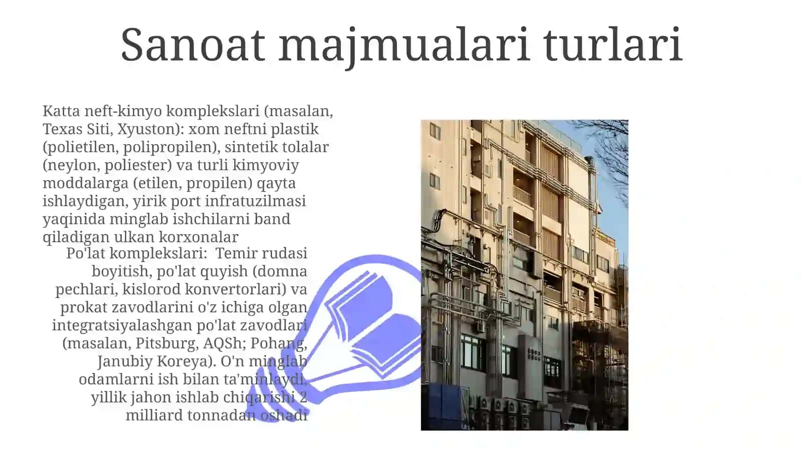 Sanoat majmualarining ijtimoiy-iqtisodiy ta'siri 3