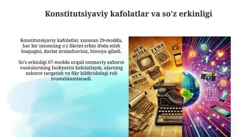 Media va axborot madaniyatining huquqiy asoslari 3