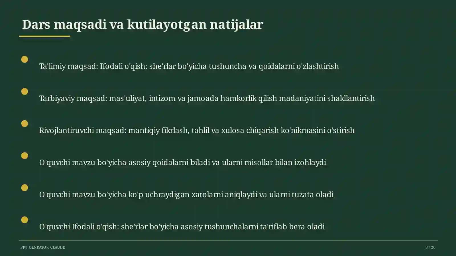 Ona tili va o'qish (1–4) 3