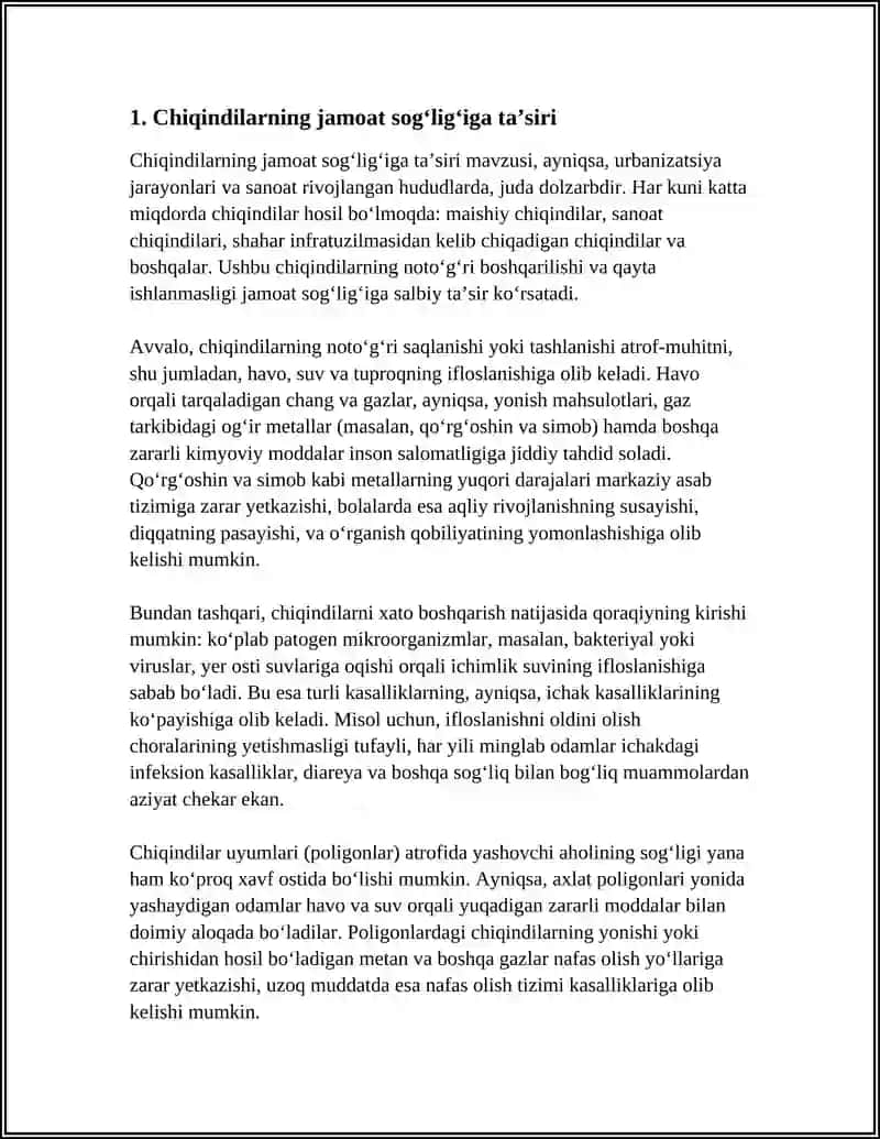 CHIQINDILAR VA ULARNING IJTIMOIY JIHATLARI 3