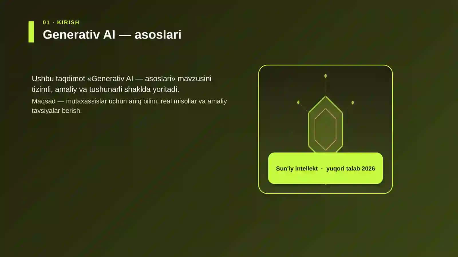 Generativ AI — asoslari 3
