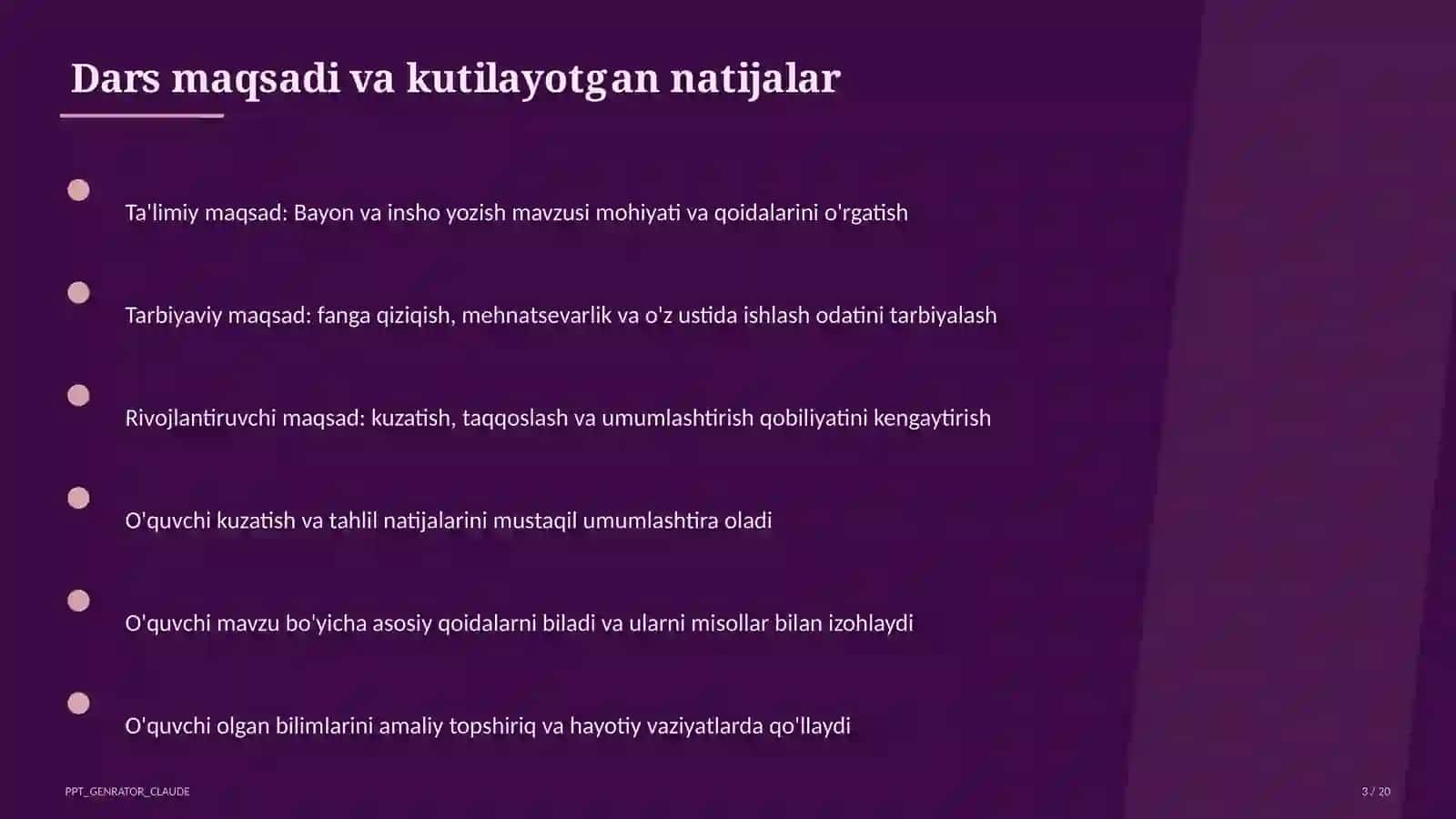 Bayon va insho yozish (4-sinf) 3