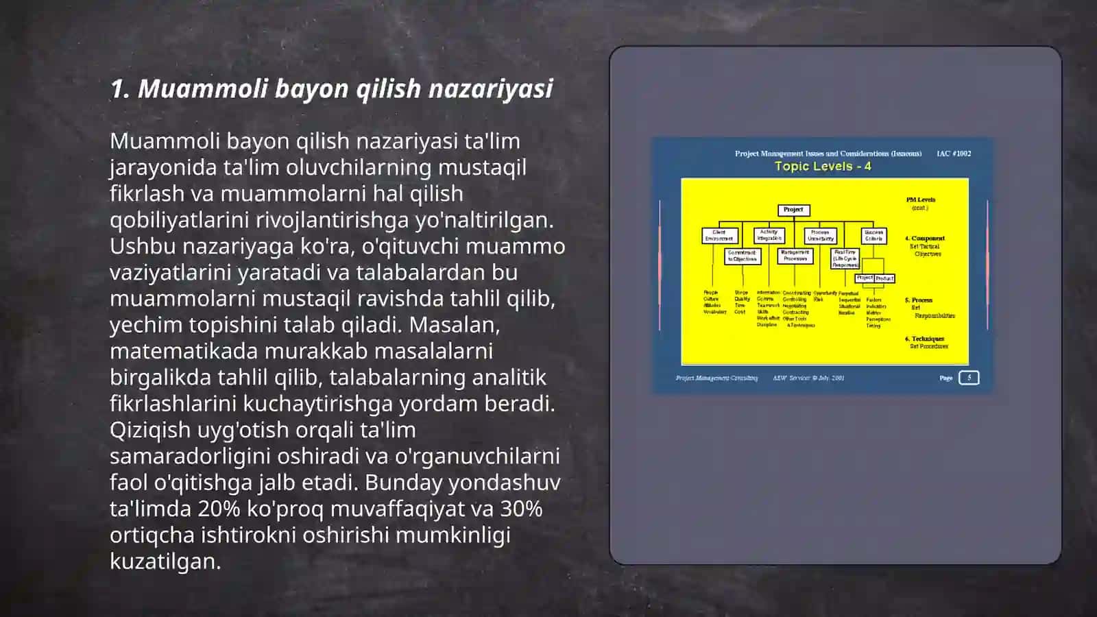 Muammoli bayon qilish nazariyasi 3
