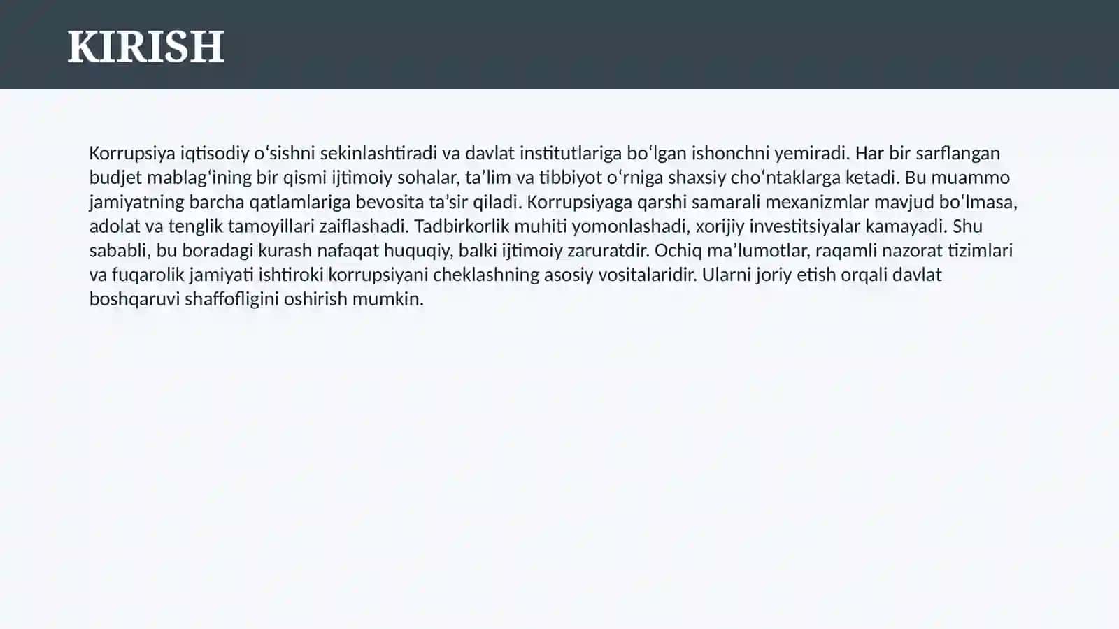 KORRUPSIYAGA QARSHI KURASH MEXANIZMLARI 3