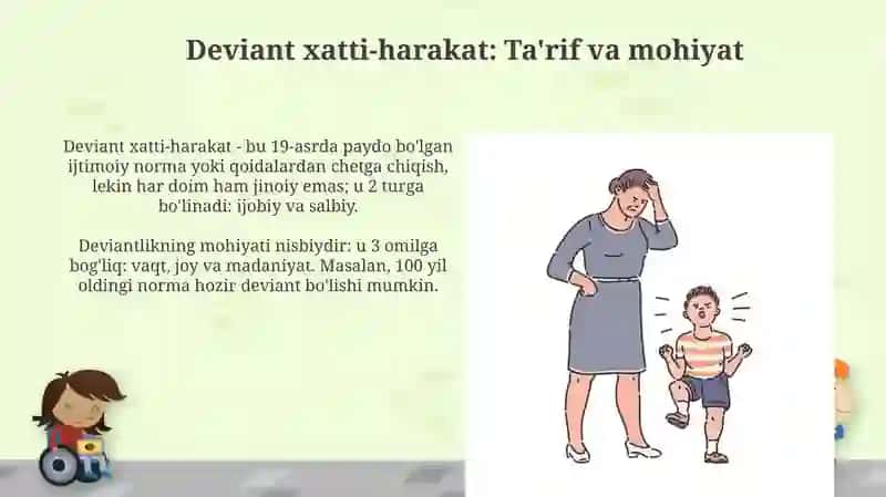 Deviant xatti-harakat 3