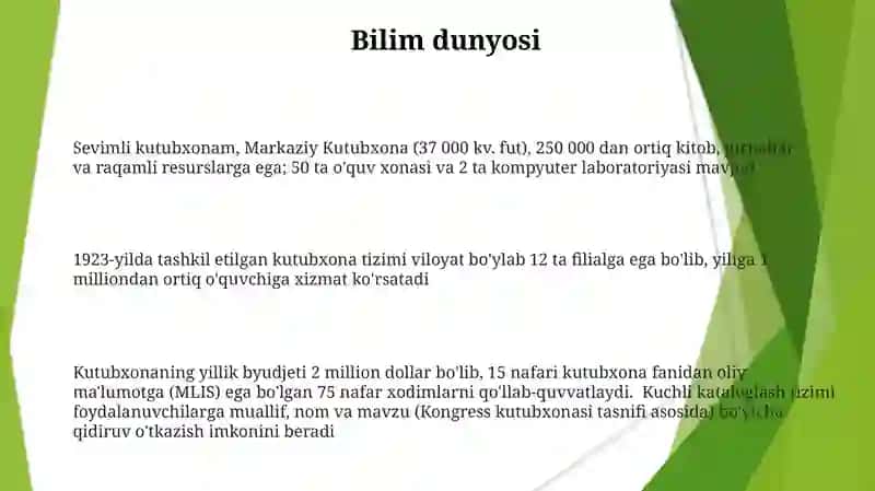 Sevimli kutubxonam 3