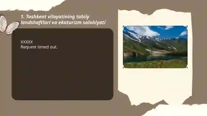 Toshkent viloyatining ekoturistik xususiyatlari 3