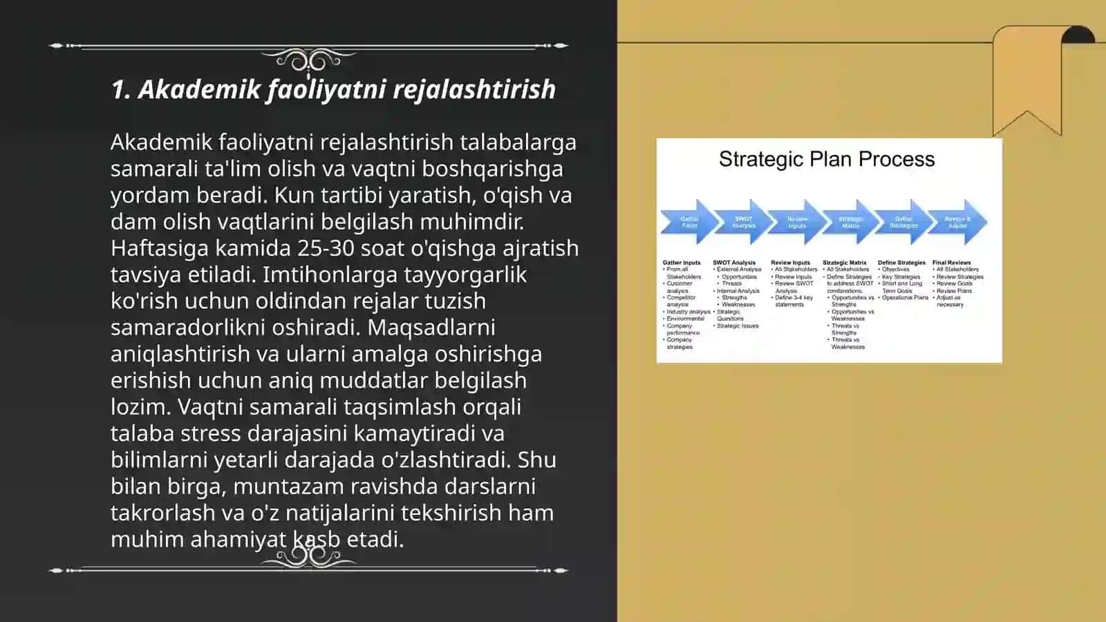 Akademik faoliyatni rejalashtirish 3