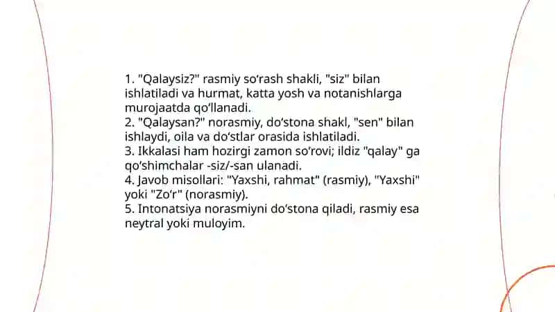 Qalaysiz? va Qalaysan? 3