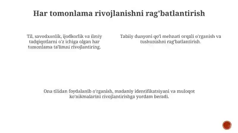 Boshlangʼich taʼlimda ona tili,oʼqish, tasviriy sanʼat tabiat fanlarini integratsiya qilish 3