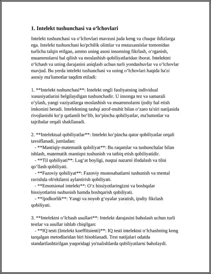 INTELEKT VA KREATIVLIK NAZARIYASI 3