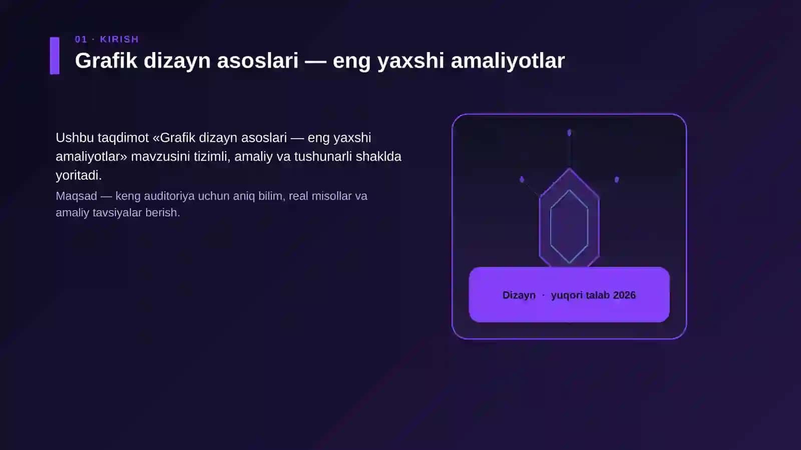 Grafik dizayn asoslari — eng yaxshi amaliyotlar 3