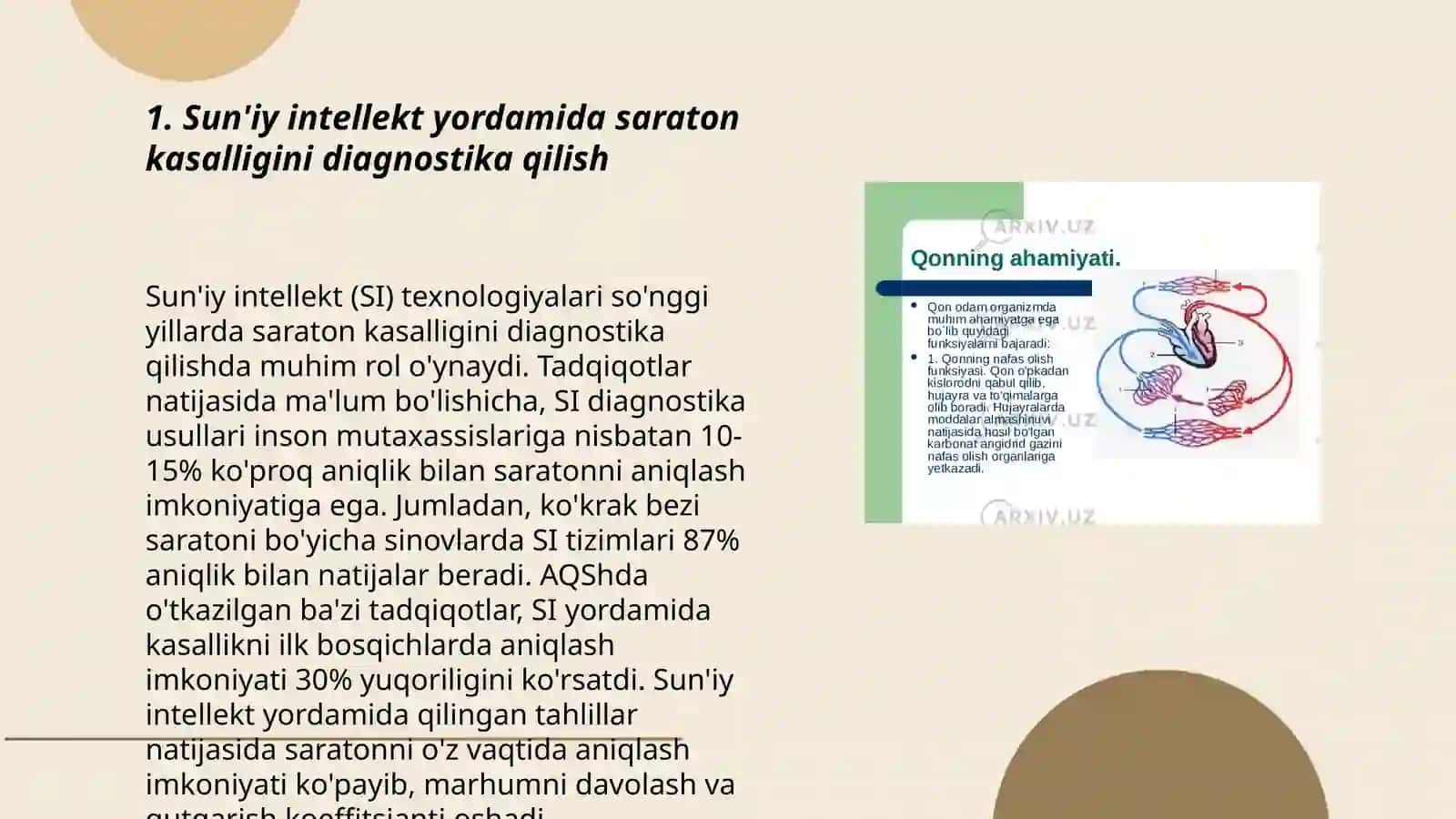 Sunʼiy intellekt yordamida tibbiyotda turli xil kasalliklarni diagnostika qilish 3