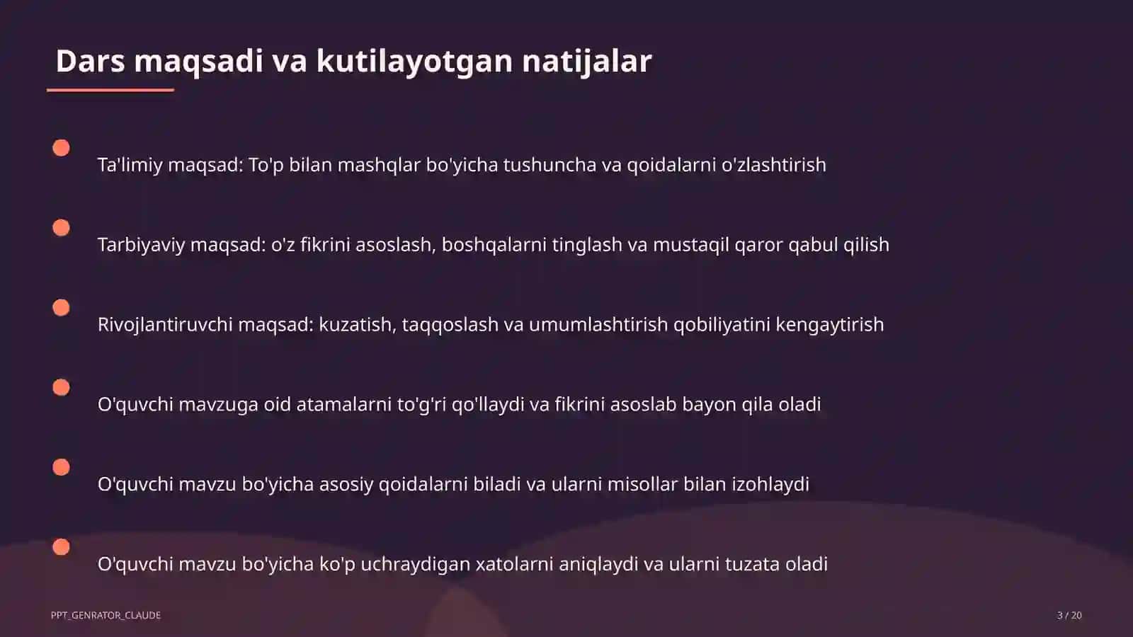 To'p bilan mashqlar (2-sinf) 3