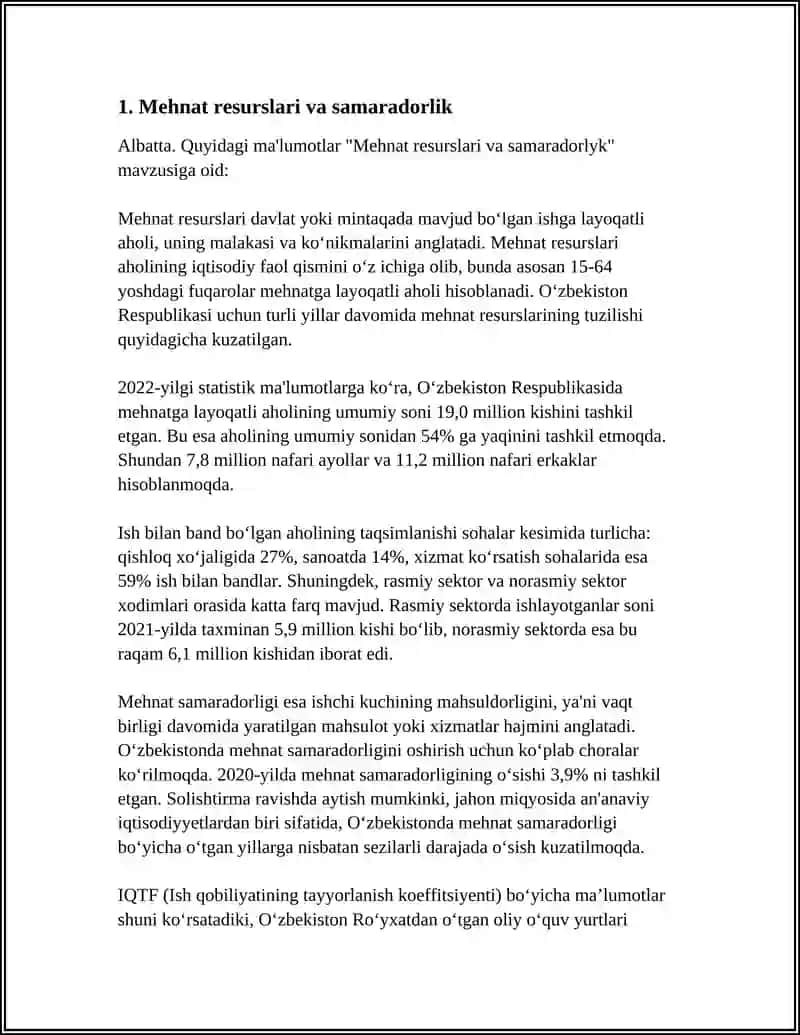 Mehnat Resurslari va Samaradorlik 3