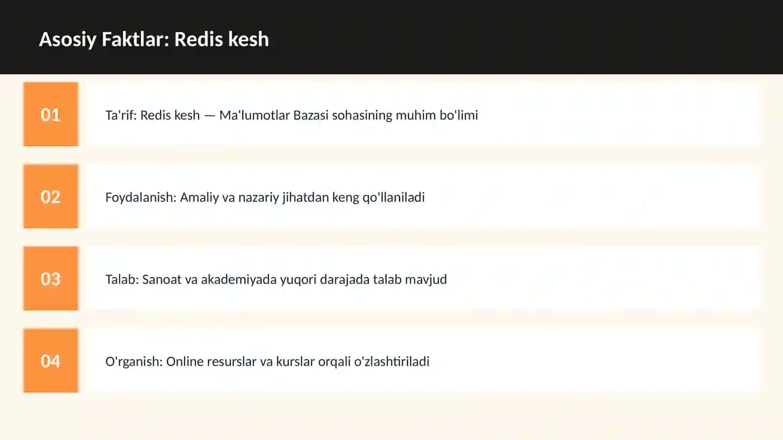 Redis kesh 3