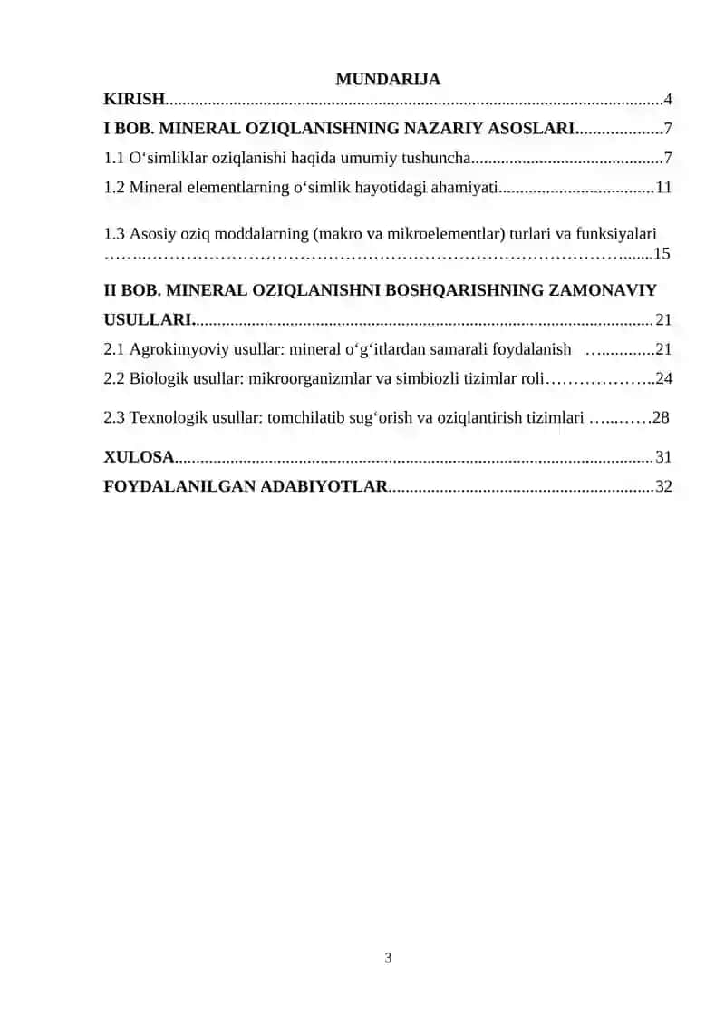 MINERAL OZIQLANISHNI BOSHQARISH USULLARI 3