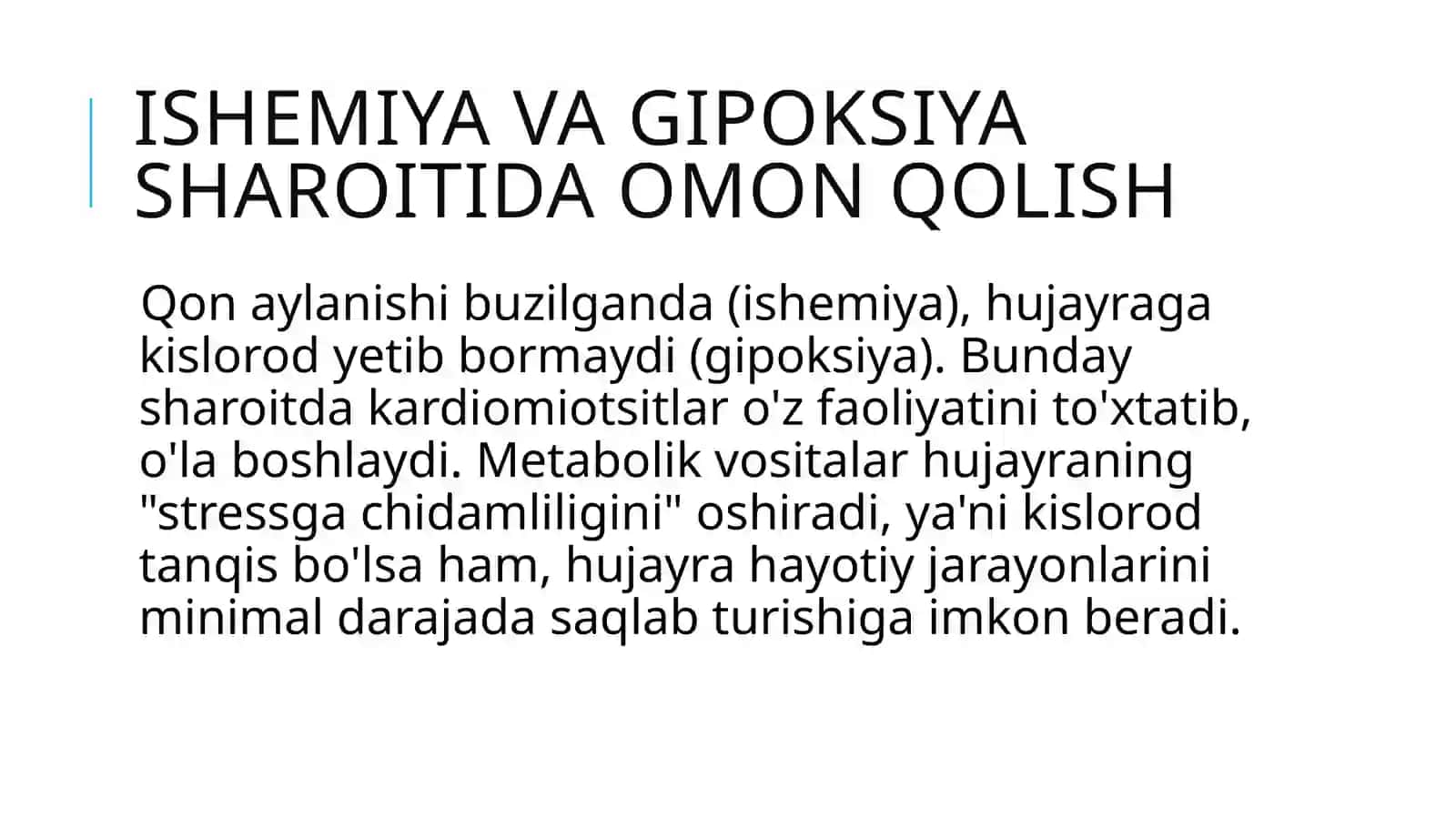 Kardioprotektorlar va metabolik trot vositalar 3