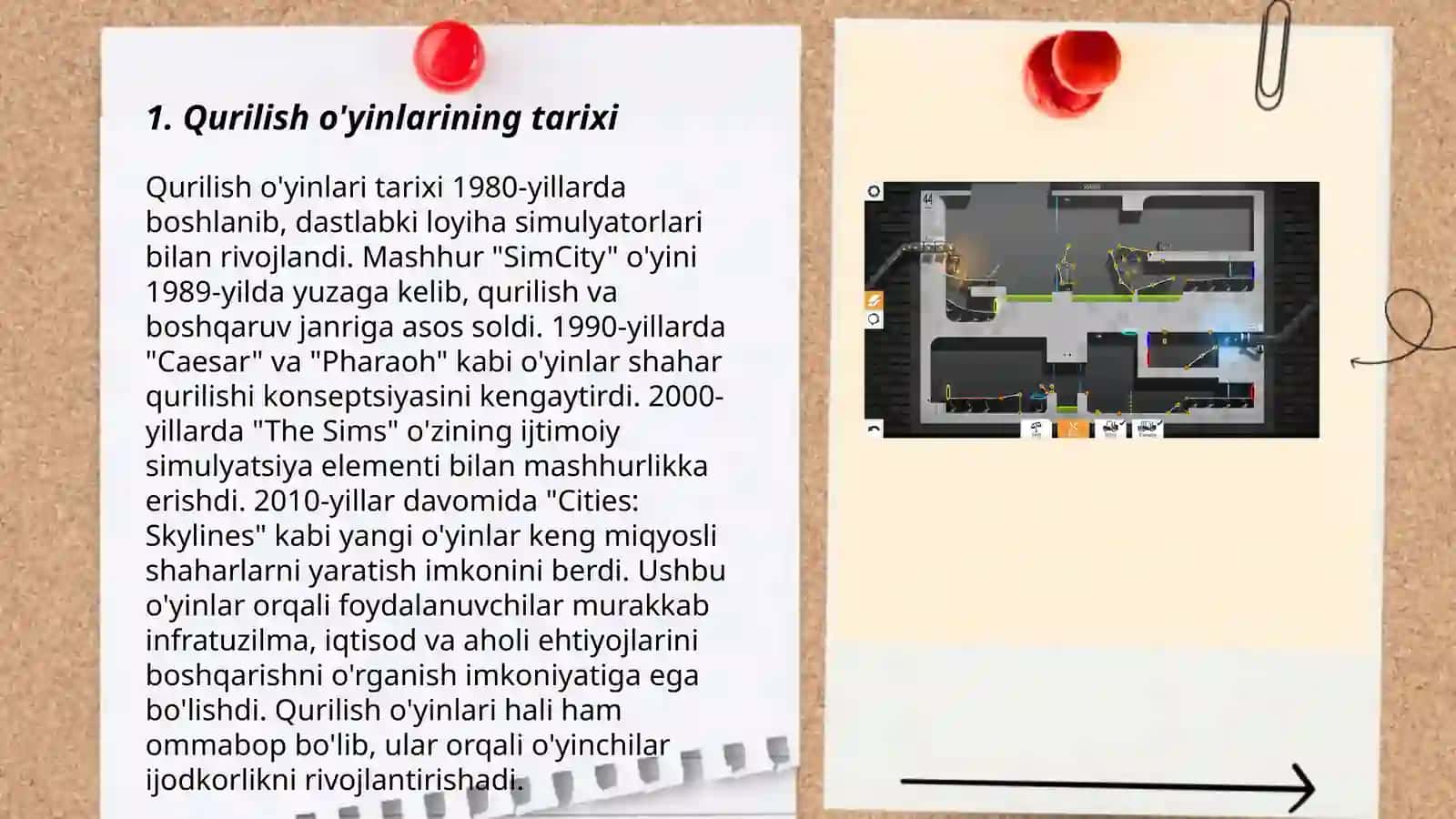 Qurilish o'yinlari va ularni tashkil etish 3