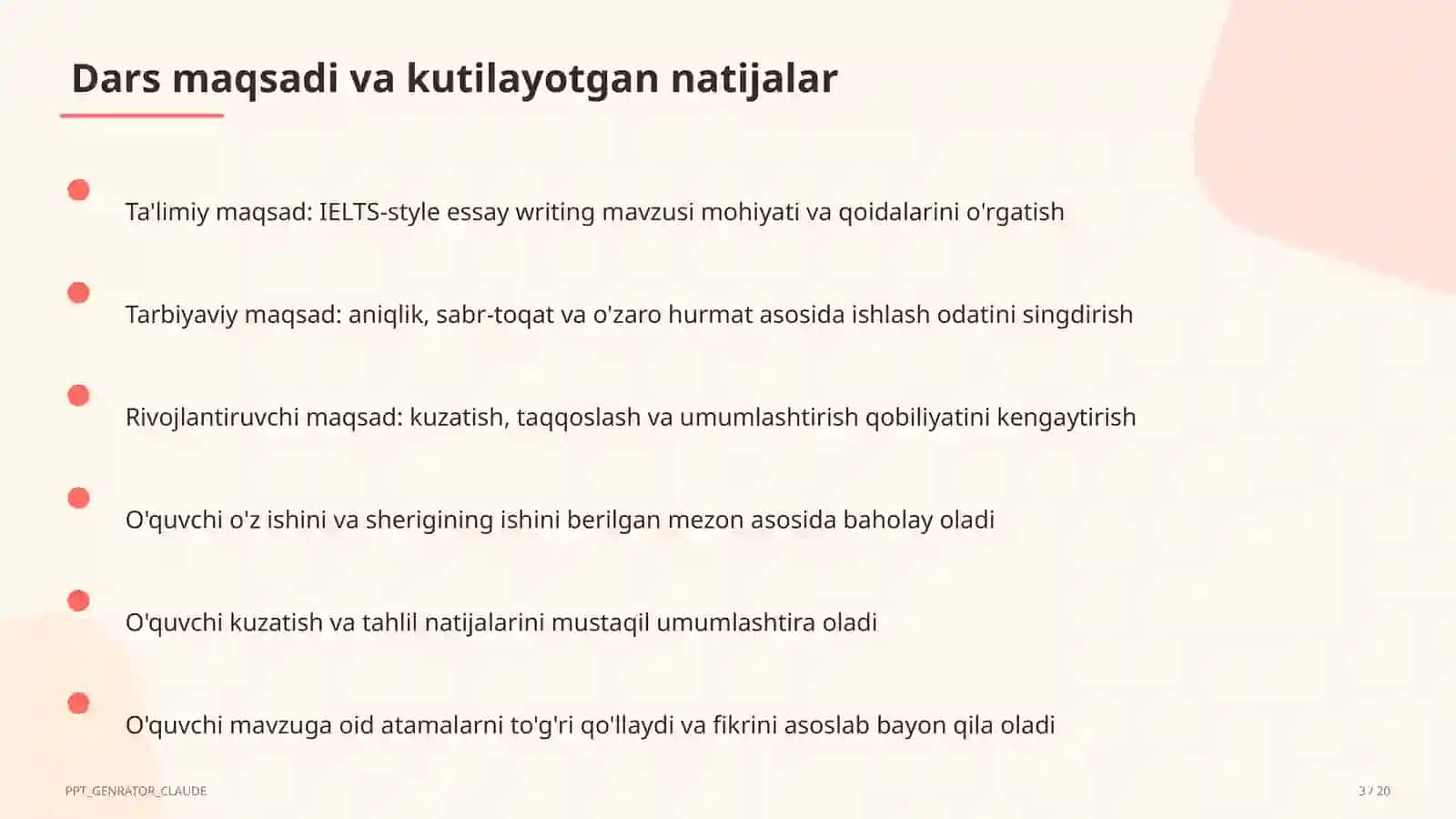 IELTS-style essay writing (11-sinf) 3