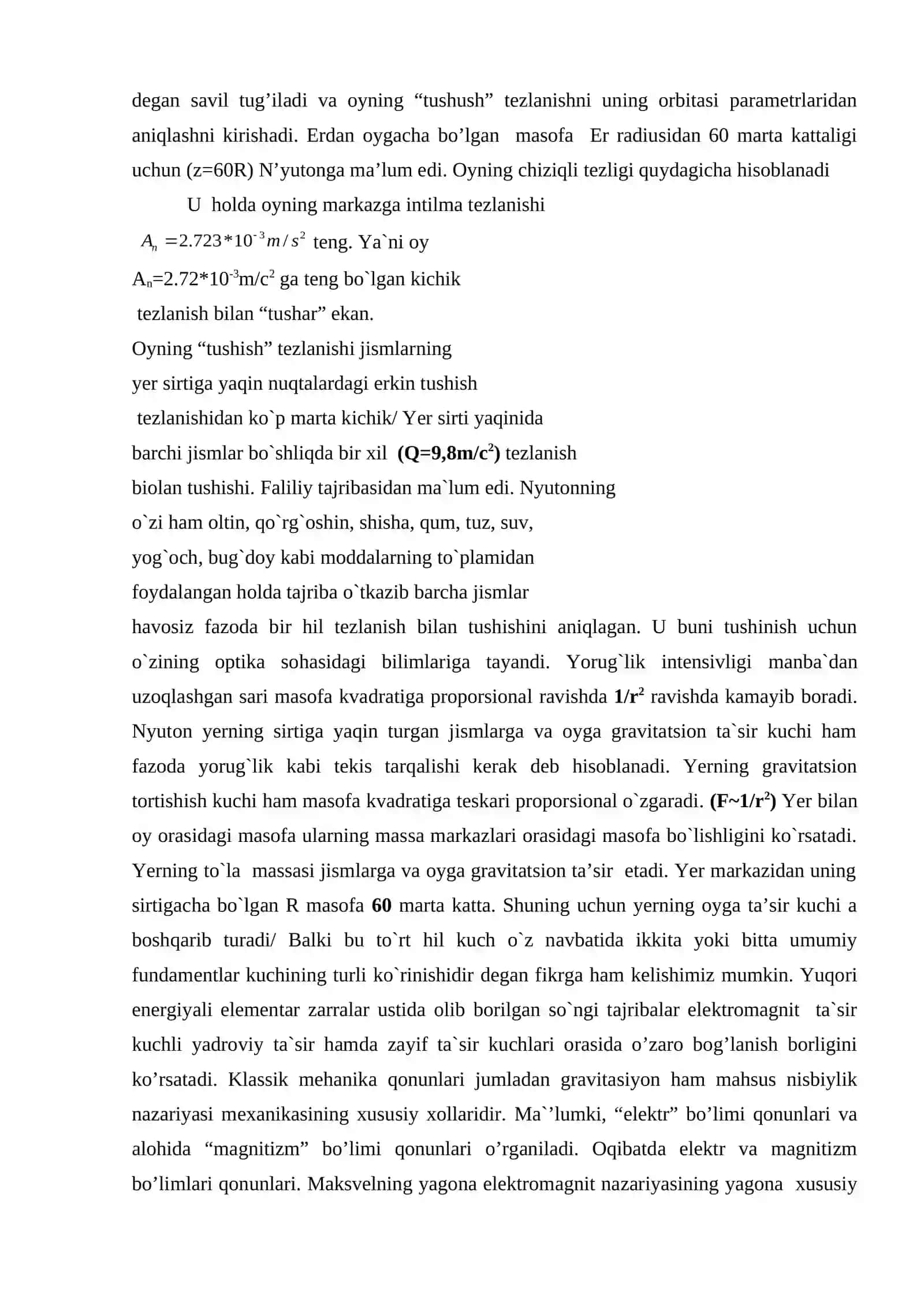 Tabiatda fundamental kuchlar 3