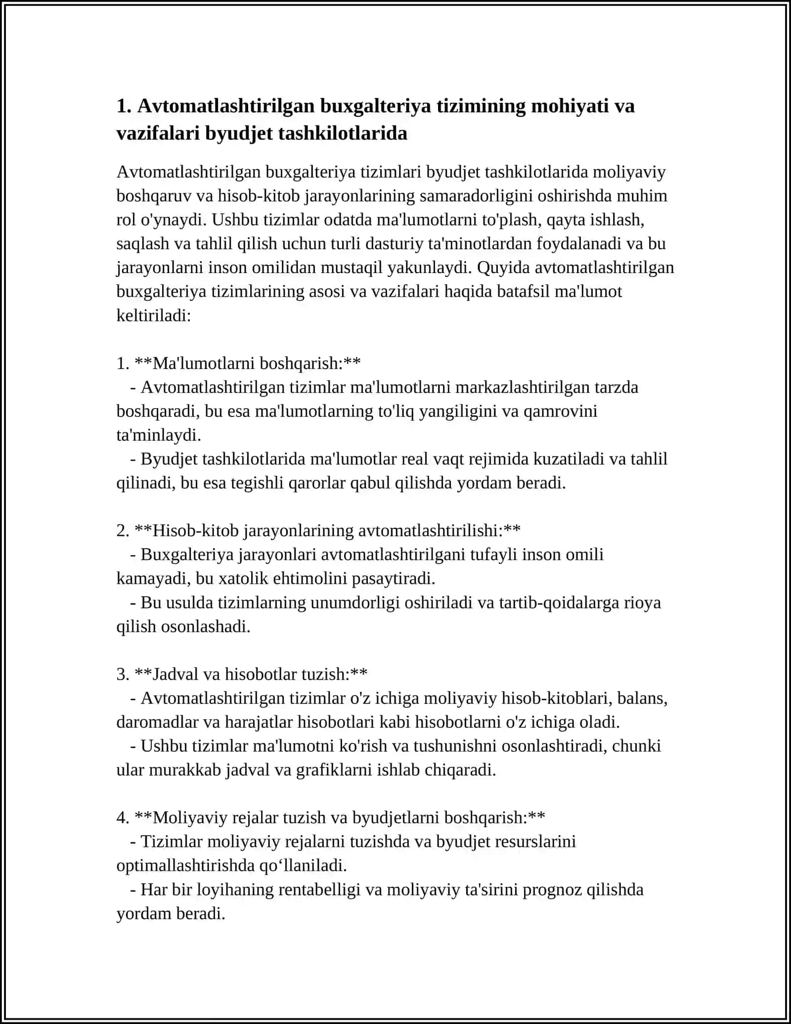 BYUDJET TASHKILOTLARIDA BUXGALTERIYA HISOBI AVTOMATLASHTIRILGAN TIZIMI 3