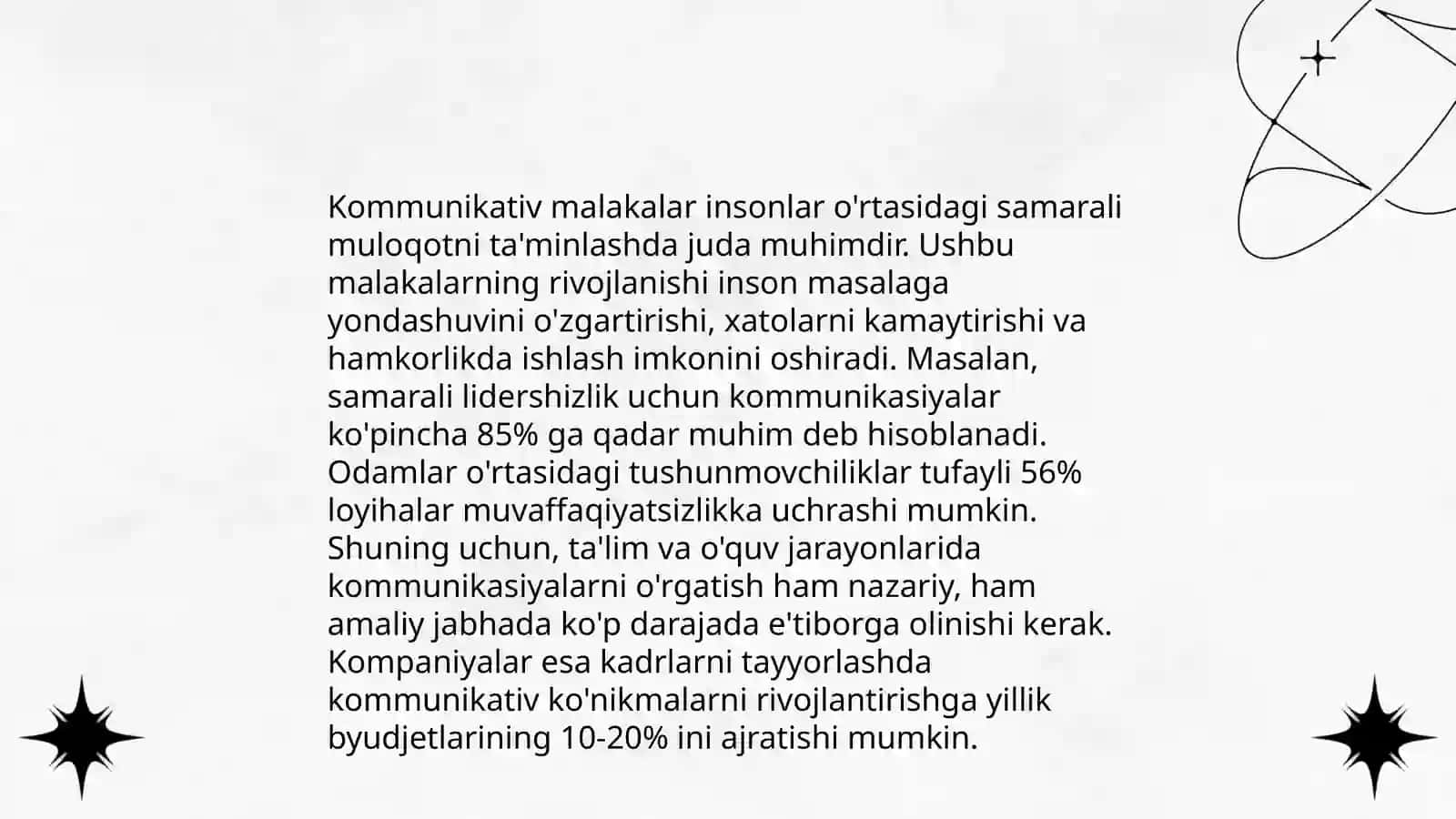 Kommunikativ malakalar va ta’sir koʻrsatish. Pedagogik texnika haqida tushuncha 3