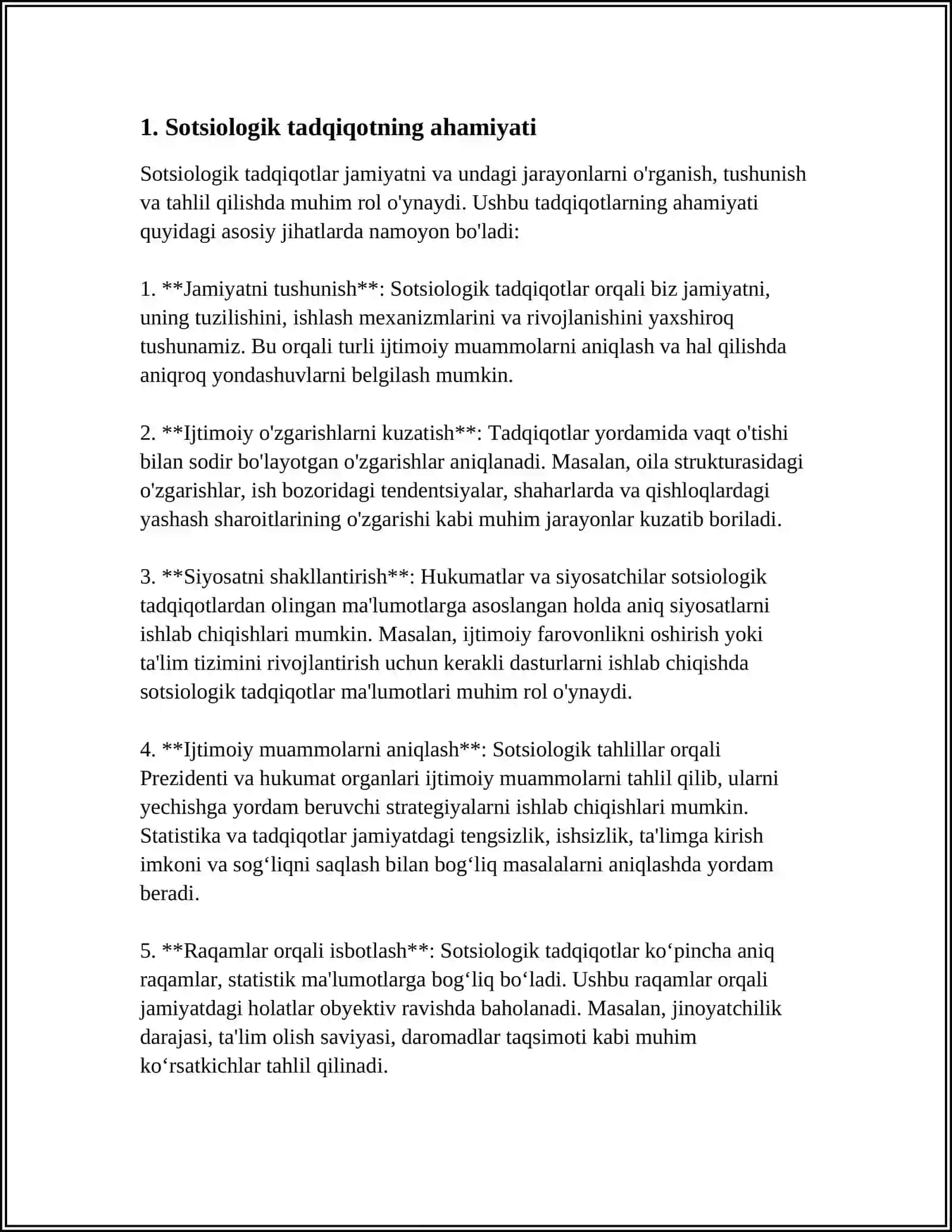 SOTSIOLOGIK TADQIQOTLARNING ASOSIY BOSQICHLARI 3
