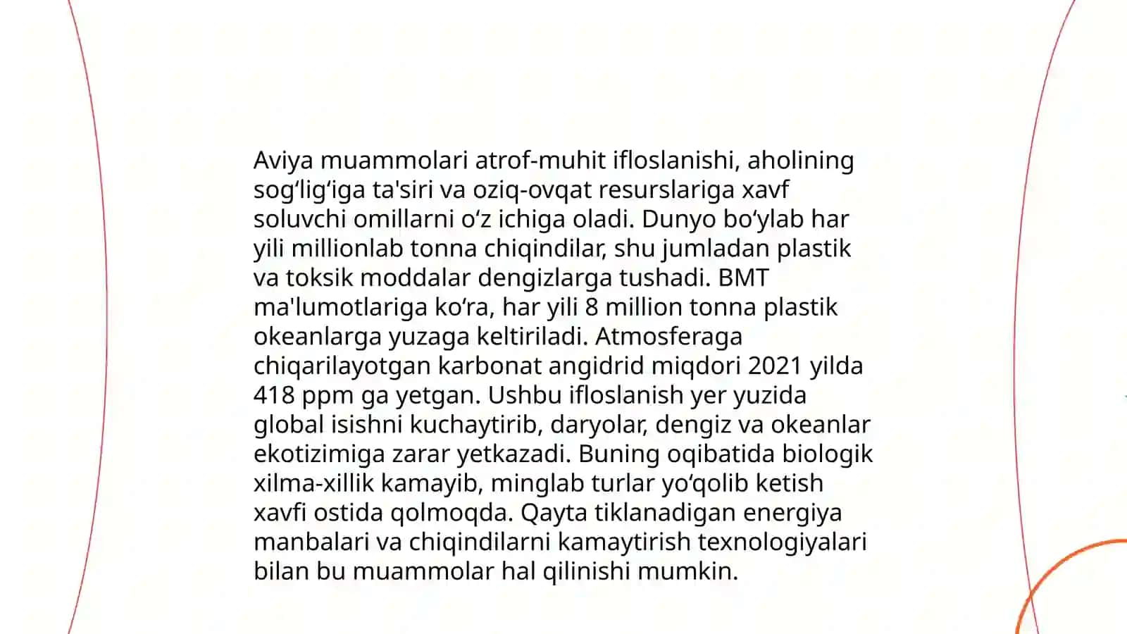 Aviya problemlari va ularni tushunchasi 3
