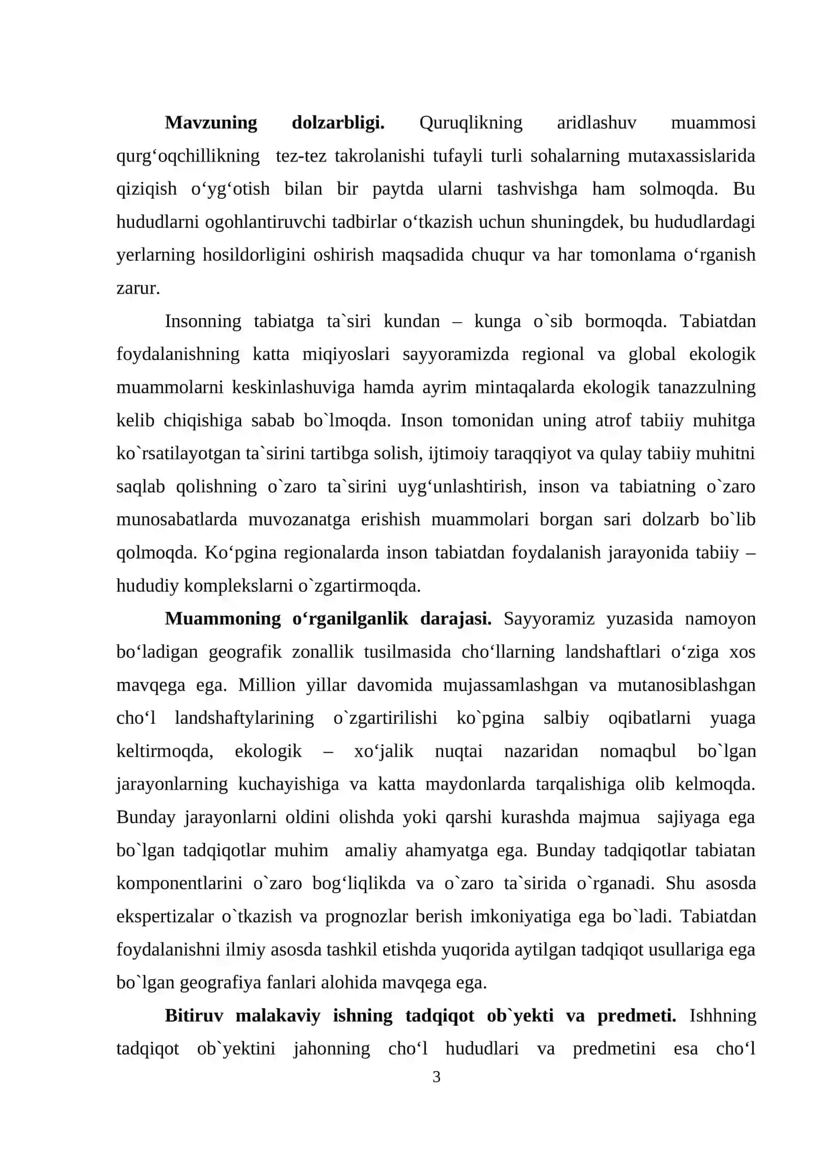 Cho‘llarda tabiatdan foydalanishning geoekologik jihatlari 3