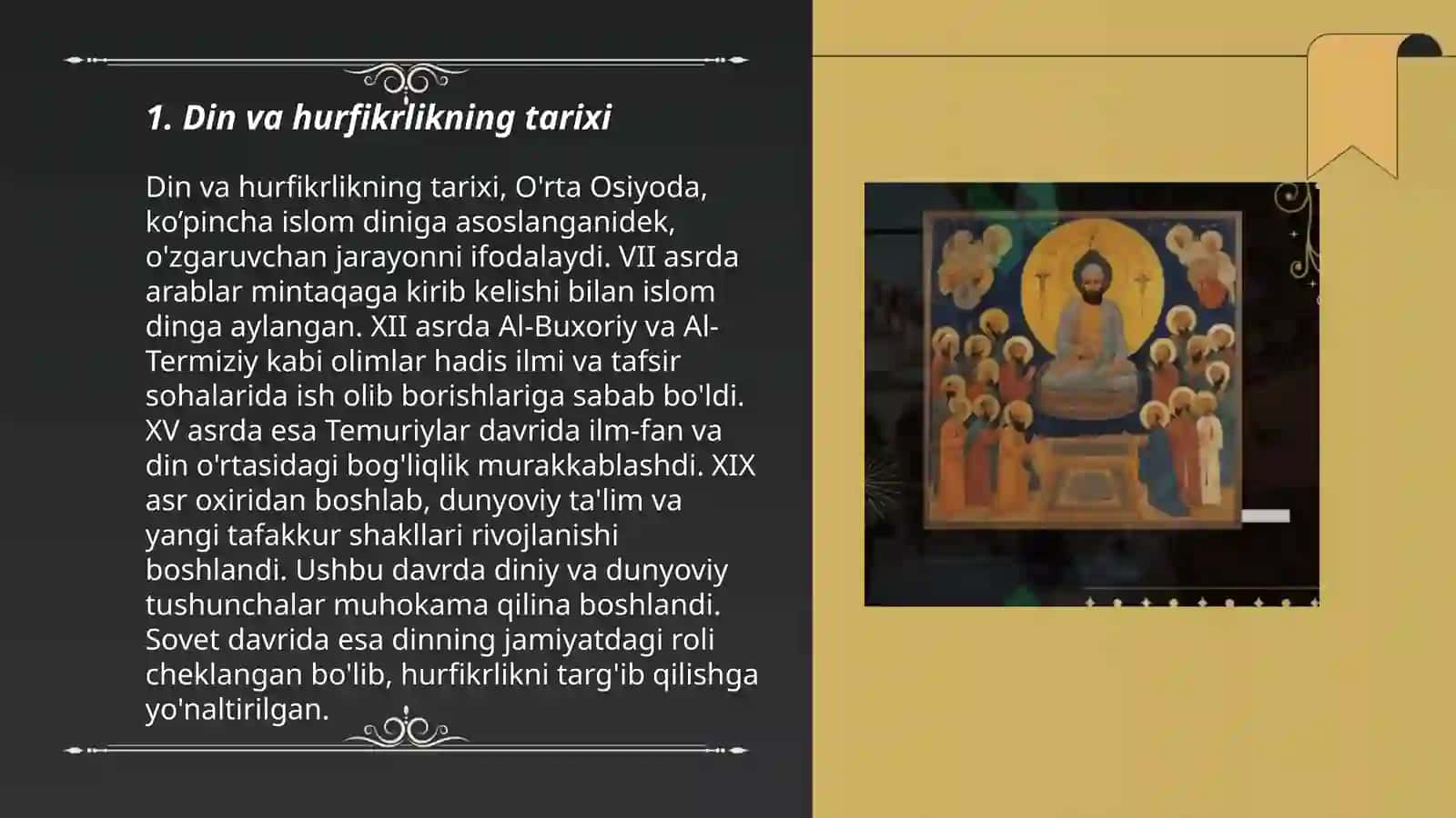Din va hurfikrlikning tarixi 3
