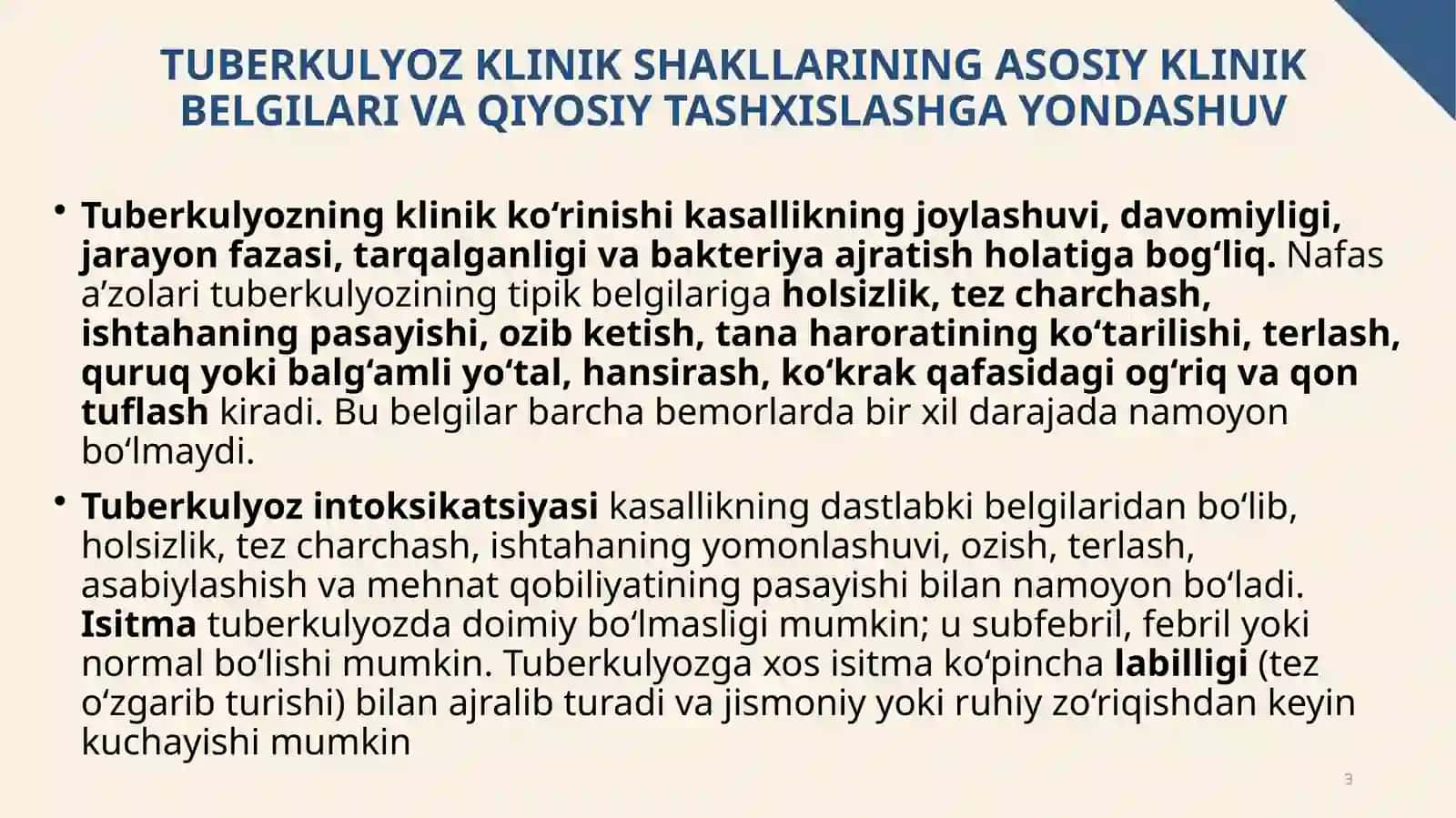 Tuberkulyoz klinik shakllarini qiyosiy tashxislashning asosiy usullari 3