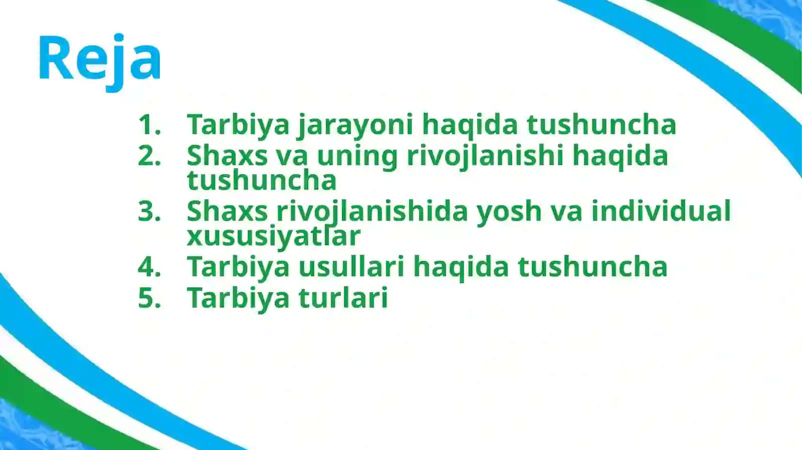 Tarbiya jarayoni 3