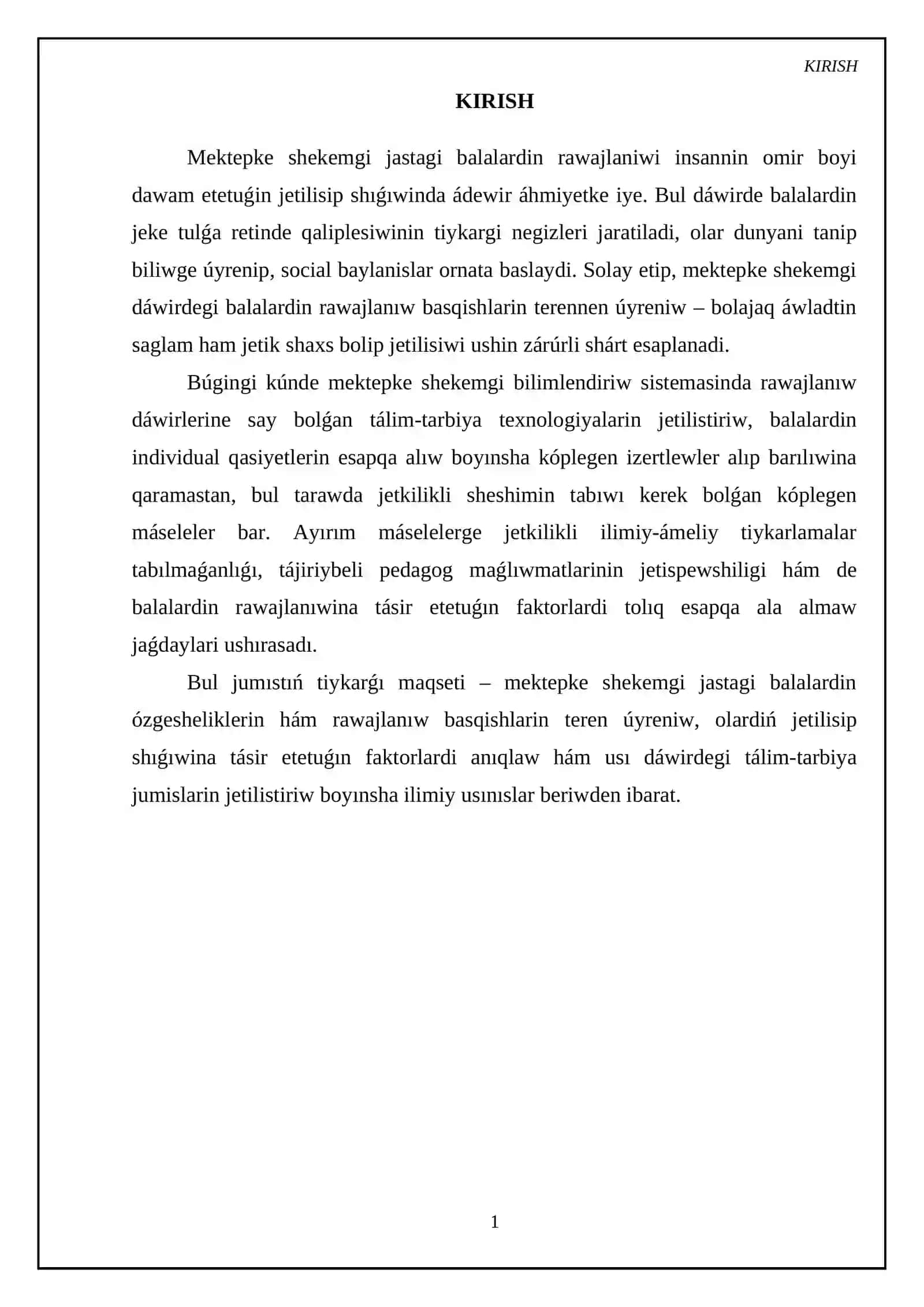 Mekepke shekemgi jastagi balalardin rawajlaniw basqishlari 3