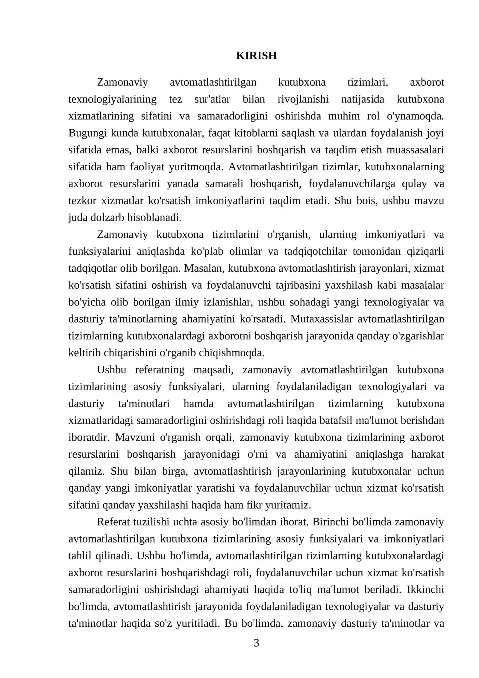 Zamonaviy avtomatlashtirilgan kutubxona tizimlari haqida asosiy maʼlumotlar 3
