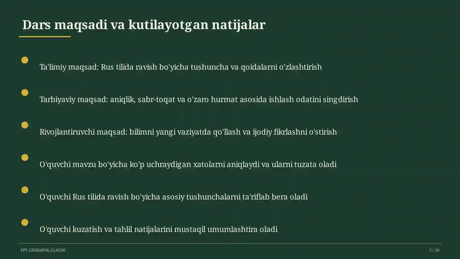 Rus tilida ravish (7-sinf) 3